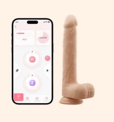 Luis - App Controlled Realistic Thrusting Dildo 8.5"