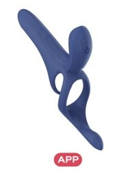 Pleasure Pivot - Cock Ring Blue