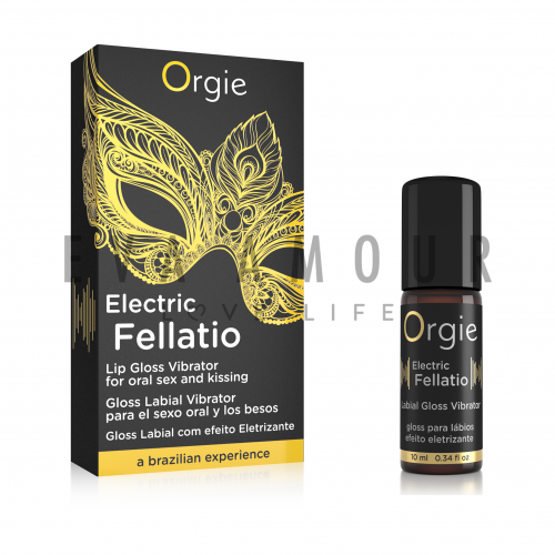 Orgie Sexy Vibe! Electric Fellatio Lip Gloss Vibrator