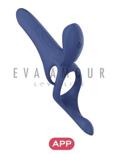 Pleasure Pivot - Cock Ring Blue