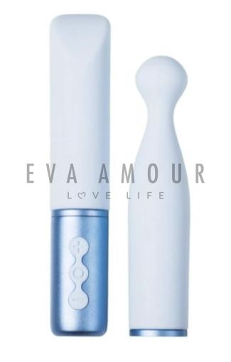 Aquamarine - Travel Vibrator Set with Interchangeable Heads