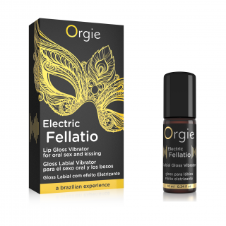 Orgie Sexy Vibe! Electric Fellatio Lip Gloss Vibrator
