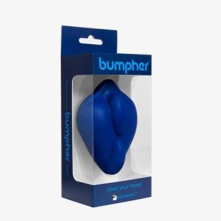 Bumpher Stimulating Strap-On Dildo Base Blue