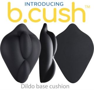B.Cush Stimulating Strap-On Dildo Base