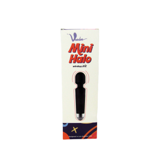 Mini Halo Wand Vibrator 20 Vibrations Black
