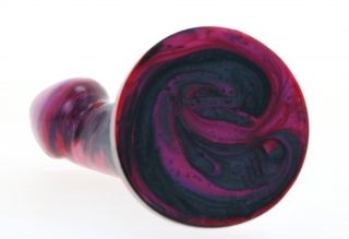 Godemiche Ambit Dildo Scarlet & Purple Small