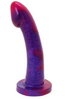 Godemiche Ambit Dildo Scarlet & Purple Medium