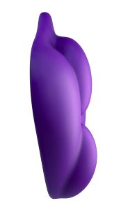 B.Cush Stimulating Strap-On Dildo Base Purple
