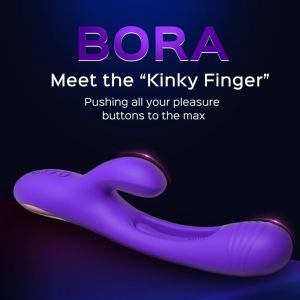 Bora - Rabbit Tapping G-spot Vibrator Purple