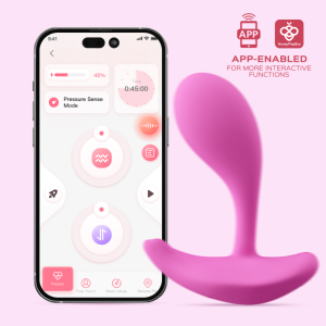 OLY 2 Pressure Sensing APP-enabled Wearable Clit & G Spot Vibrator Pink