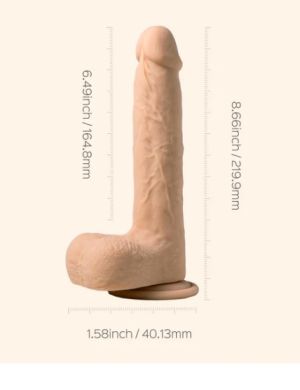Luis - App Controlled Realistic Thrusting Dildo 8.5"