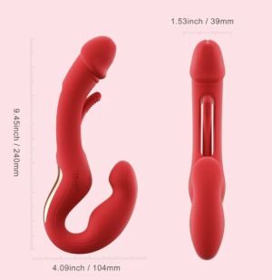 Harmony Duo - App-Controlled Strapless Strap-on Blue