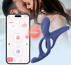 Pleasure Pivot - Cock Ring Blue
