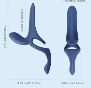 Pleasure Pivot - Cock Ring Blue