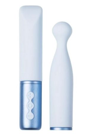 Aquamarine - Travel Vibrator Set with Interchangeable Heads