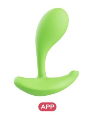 Oly 2 - Pressure Sensing APP-enabled Wearable Clit & G Spot Vibrator Neon Green