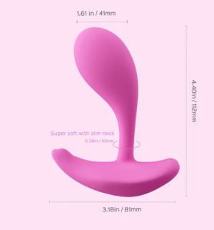 Oly 2 - Pressure Sensing APP-enabled Wearable Clit & G Spot Vibrator Neon Green