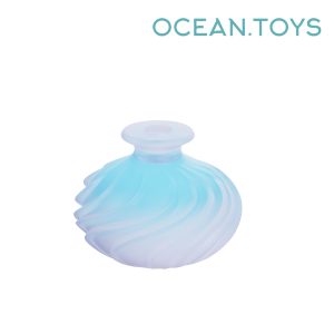 Ocean Toys Coral Clitoral Stimulator - Aqua