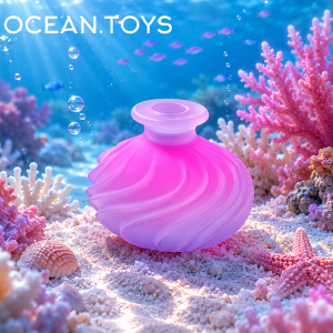 Ocean Toys Coral Clitoral Stimulator - Fuchsia